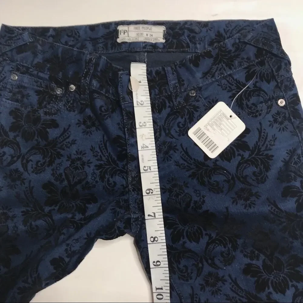 Free People Denim D/F pants damask pants jeans